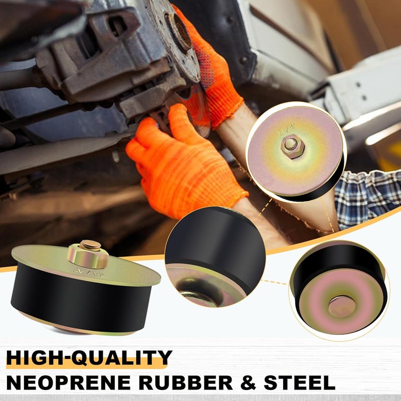 Siptenk 2-1/4" Freeze Rubber Expansion Plug 3 pcs, Automotive Rubber Expandable Freeze Plugs for Engine - Image 5